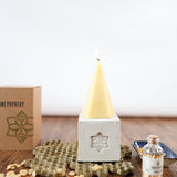 Exuberance Qi Energy Pure Beeswax Candle - Honeyopathy