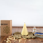 Qi Energy Aromatherapy Pure Beeswax Candle Gift Set - Honeyopathy